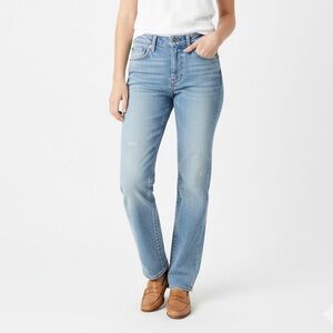 Classic Light Blue Straight Leg Women's Jeans